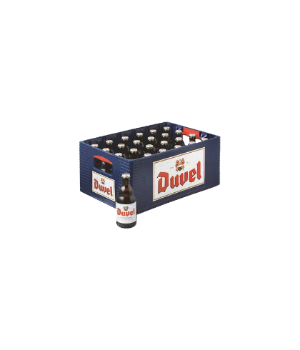 Duvel Krat 24x33cl., bier op voorraad bij slijterij t Bockje in Bathmen