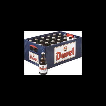 DUVEL bier krat 24x33cl.