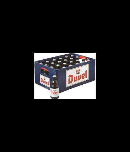 Duvel Krat 24x33cl., bier op voorraad bij slijterij t Bockje in Bathmen
