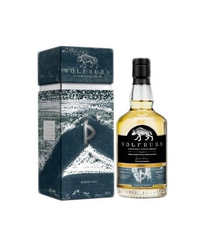 Fles Wolfburn Kylver III, Schotse single malt whisky uit Thurso, op voorraad bij slijterij t Bockje in Bathmen