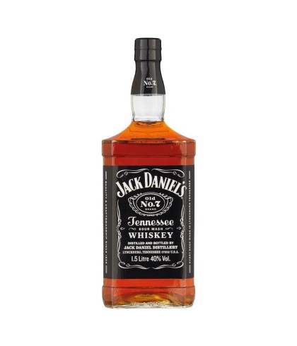Fles Tennessee whiskey van Jack Daniel’s, op voorraad bij slijterij t Bockje in Bathmen