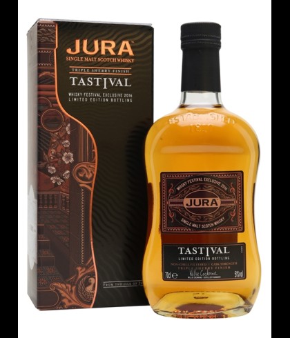 Fles single malt van Jura, op voorraad bij slijterij t Bockje in Bathmen