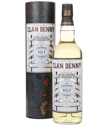 Fles Clan Denny Caol Ila 2012, single malt whisky, op voorraad bij slijterij t Bockje in Bathmen