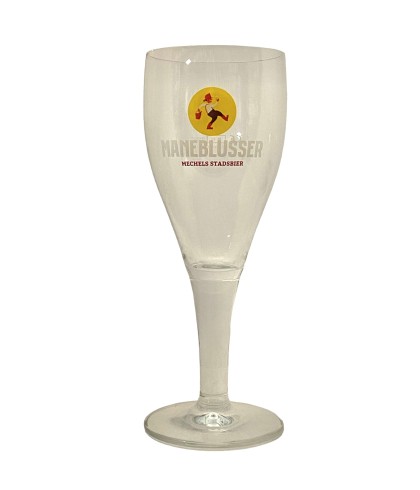 Glas Maneblusser Bokaal Bierglas, bij slijterij ’t Bockje in Bathmen