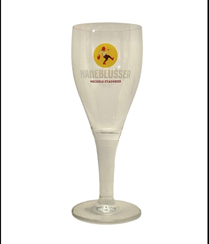 Glas Maneblusser Bokaal Bierglas, bij slijterij ’t Bockje in Bathmen