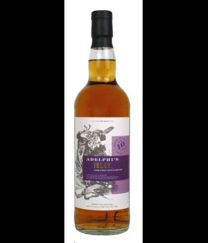 Fles Adelphi&rsquo;s Islay 10 Years Old, single malt whisky, op voorraad bij slijterij t Bockje in Bathmen