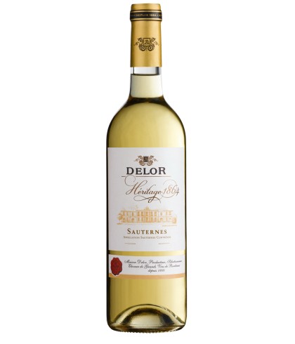 Fles Delor Héritages 1864 Sauternes, wijn op voorraad bij slijterij t Bockje in Bathmen