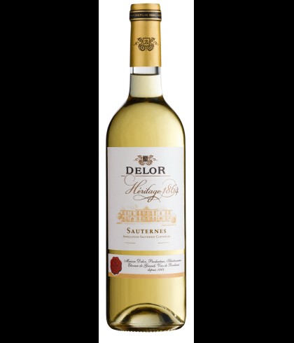 Fles Delor Héritages 1864 Sauternes, wijn op voorraad bij slijterij t Bockje in Bathmen