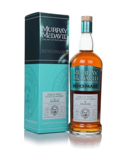 Fles Murray McDavid Ardmore 11 Years Old 2011, geturfde Highland single malt van de Ardmore-distilleerderij, op voorraad bij slijterij t Bockje in Bathmen