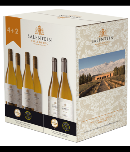 Fles Salentein Barrel Selection & Numina Chardonnay Mixed Case, wijn op voorraad bij slijterij t Bockje in Bathmen