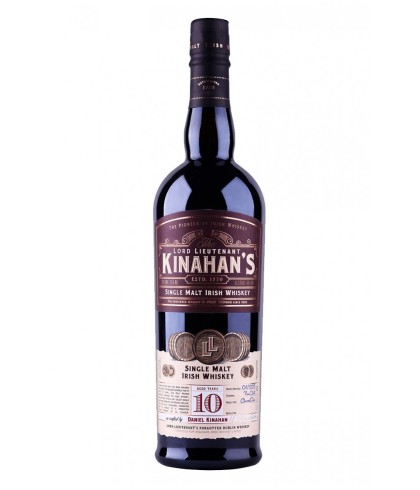 Fles Iers whiskey van Kinahan’s, op voorraad bij slijterij t Bockje in Bathmen