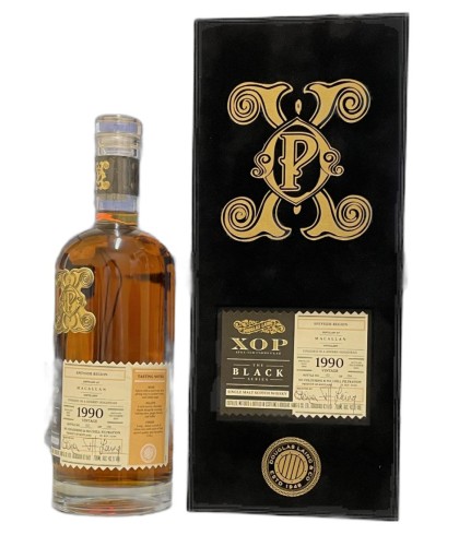 Fles The Macallan XOP Black 31 Years Old 1990, Schotse whisky uit de XOP-reeks van Douglas Laing, op voorraad bij slijterij t Bockje in Bathmen