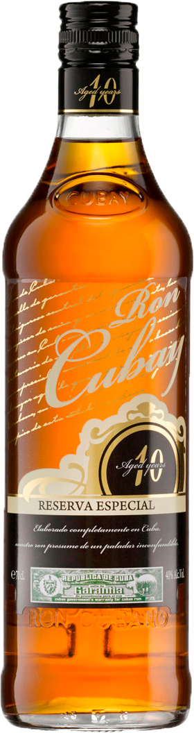 Fles Ron Cubay Reserva Especial Rum, rum, op voorraad bij slijterij ’t Bockje in Bathmen