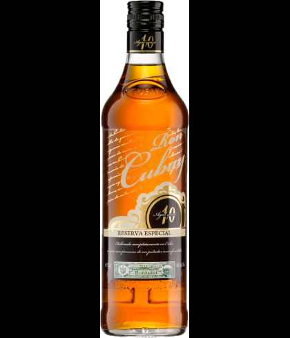 Fles Ron Cubay Reserva Especial Rum, rum, op voorraad bij slijterij t Bockje in Bathmen