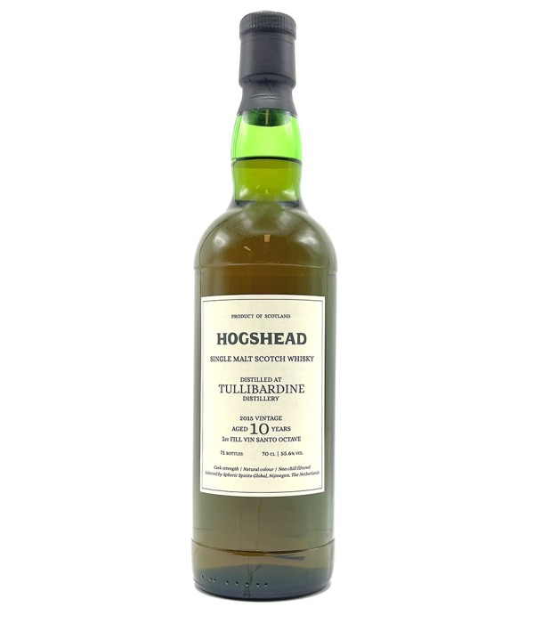 Hogshead 10 Years Old Tullibardine 2015 bij t Bockje in Bathmen