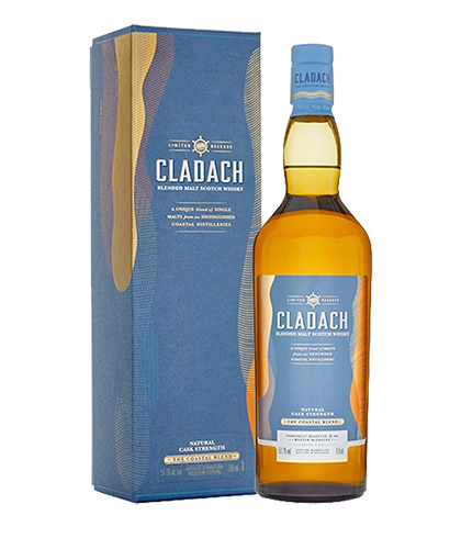 Fles Cladach The Coastal Blend Cask Strength, whisky, op voorraad bij slijterij ’t Bockje in Bathmen