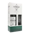 Fles Laphroaig 10 Years Old Giftpack With Glass, whisky, op voorraad bij slijterij ’t Bockje in Bathmen