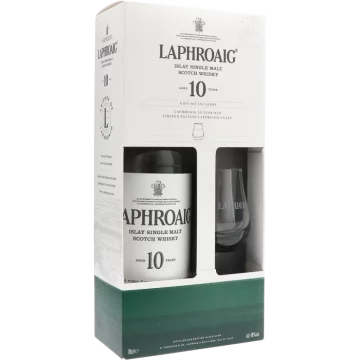 Laphroaig 10Y Giftpack With Glass