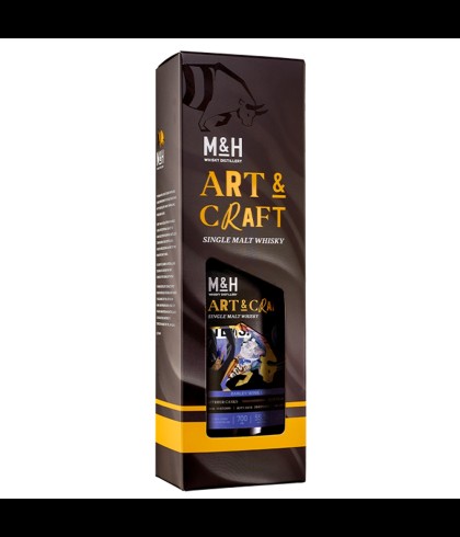 Fles M&H Art & Craft Barley Wine Craft Beer Cask, whisky, op voorraad bij slijterij ’t Bockje in Bathmen
