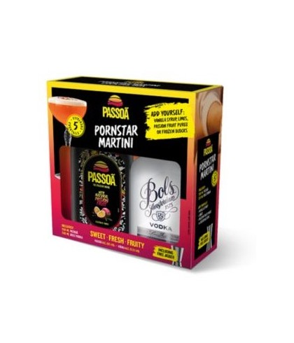 Geschenk Passoã Pornstar Martini Cocktailpakket, bij slijterij ’t Bockje in Bathmen