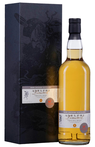 Fles Chichibu 6 Years Old 2018, single malt whisky, op voorraad bij slijterij t Bockje in Bathmen