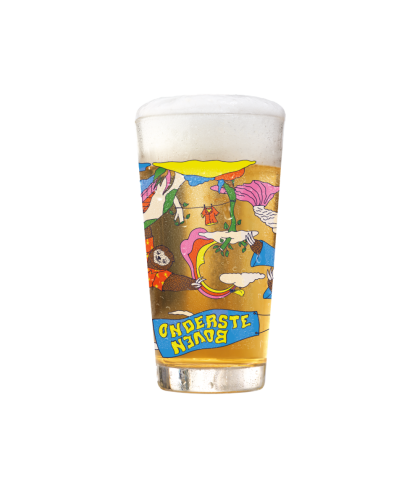 Hangende Harry Bierglas Stapelbaar, glas bij t Bockje in Bathmen