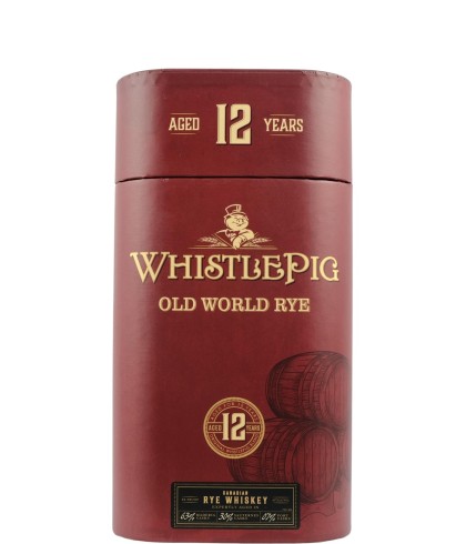 Fles WhistlePig 12 Years Old Rye, whisky, op voorraad bij slijterij ’t Bockje in Bathmen