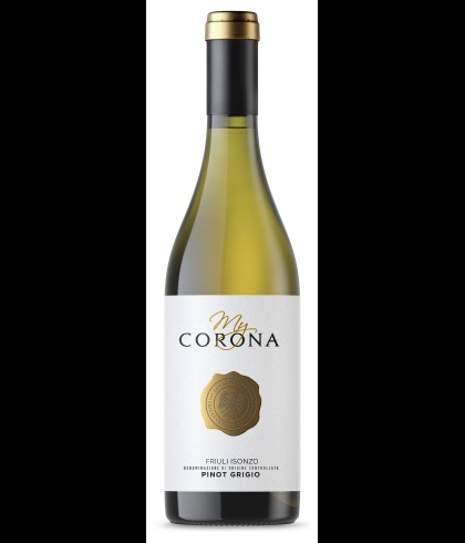 Fles Castello di Spessa My Corona Pinot Grigio, wijn op voorraad bij slijterij t Bockje in Bathmen