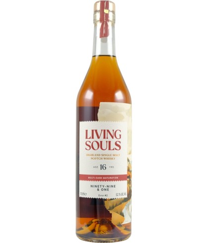 Fles Living Souls Ninety-Nine & One 16Y Error#2, whisky, bij slijterij t Bockje in Bathmen