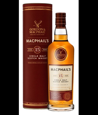 Fles Gordon & MacPhail&rsquo;s 15 Years Old, single malt whisky, op voorraad bij slijterij t Bockje in Bathmen