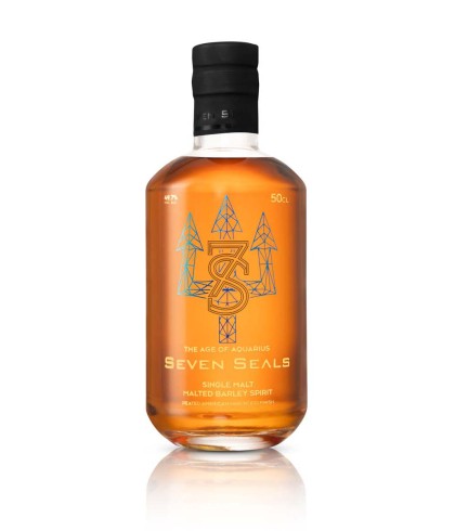 Fles Seven Seals The Age of Aquarius, Zwitserse whisky, op voorraad bij slijterij t Bockje in Bathmen