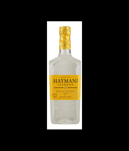Fles Hayman's Exotic Citrus Gin, gin, op voorraad bij slijterij t Bockje in Bathmen