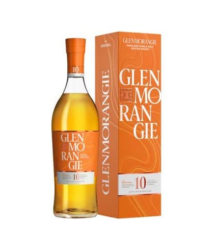 Fles Glenmorangie 10 Years Old, single malt whisky, op voorraad bij slijterij t Bockje in Bathmen