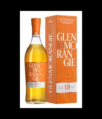 Fles Glenmorangie 10 Years Old, single malt whisky, op voorraad bij slijterij t Bockje in Bathmen