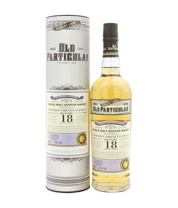 Old Particular Probably Orkney’s Finest 18 Years old Vintage 2002 bij t Bockje in Bathmen