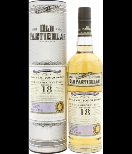 Fles Old Particular Probably Orkneys Finest, Schots enkel vat van bottelaar Old Particular, op voorraad bij slijterij t Bockje in Bathmen