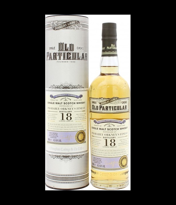 Old Particular Probably Orkney’s Finest 18 Years old Vintage 2002 bij t Bockje in Bathmen