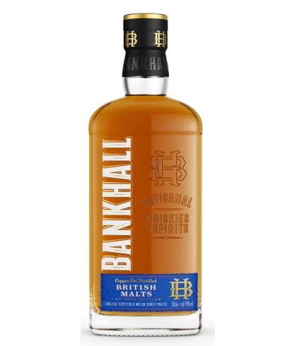 Fles Bankhall Blended British Malts, whisky, op voorraad bij slijterij ’t Bockje in Bathmen
