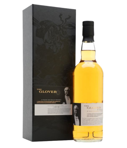 Fles The Glover 8 Years Old Batch 7, single malt whisky, op voorraad bij slijterij t Bockje in Bathmen