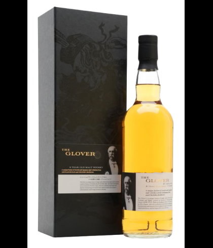 Fles The Glover 8 Years Old Batch 7, single malt whisky, op voorraad bij slijterij t Bockje in Bathmen