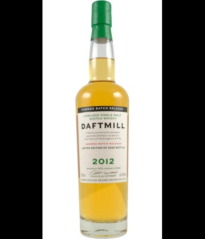 Fles Daftmill 2012 Summer Batch Release, single malt whisky, op voorraad bij slijterij t Bockje in Bathmen