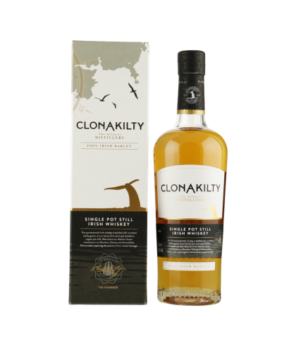 Fles Clonakilty Single Pot Still, single malt whisky, op voorraad bij slijterij t Bockje in Bathmen
