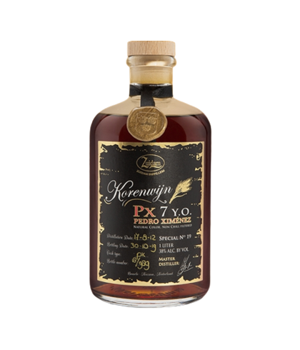 Fles Zuidam Korenwijn Genever PX 7 Years Old, jenever van Zuidam, bij slijterij t Bockje in Bathmen
