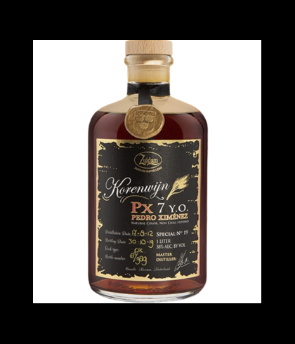 Fles Zuidam Korenwijn Genever PX 7 Years Old, jenever van Zuidam, bij slijterij t Bockje in Bathmen