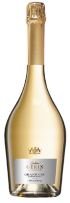 Fles Comtesse Gerin Grand Cru Blanc 100% Chardonnay, wijn, op voorraad bij slijterij t Bockje in Bathmen