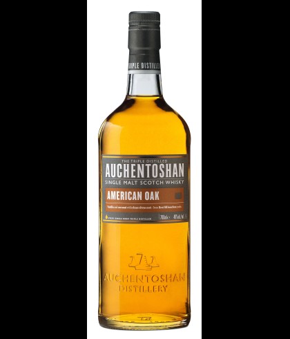 Fles Auchentoshan American Oak, single malt whisky, op voorraad bij slijterij t Bockje in Bathmen
