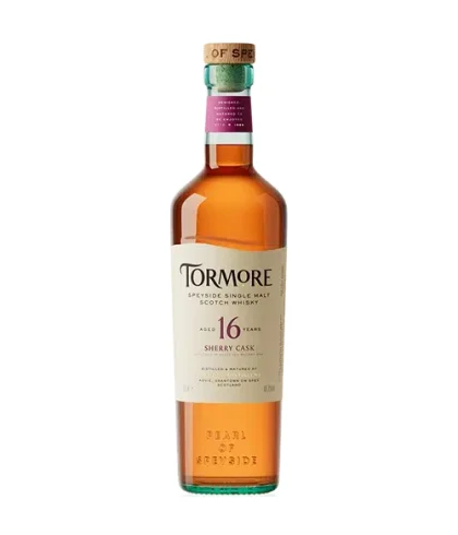 Fles Tormore 16 Years Old Sherry Cask, whisky, bij slijterij ’t Bockje in Bathmen