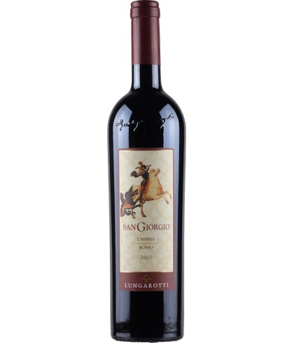 Fles Lungarotti San Giorgio, wijn op voorraad bij slijterij t Bockje in Bathmen