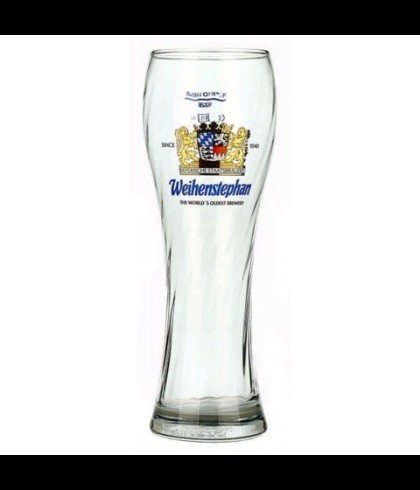 Weihenstephaner Bierglas 50 cl, glas bij t Bockje in Bathmen