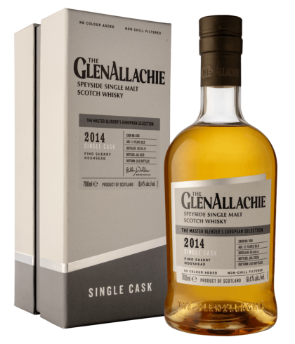 Fles Glenallachie 12Y Fino Sherry Hogshead #896, whisky, bij slijterij t Bockje in Bathmen
